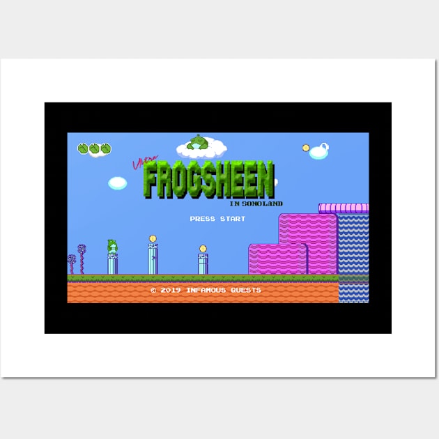 Frogsheen Title Screen Wall Art by Infamous_Quests